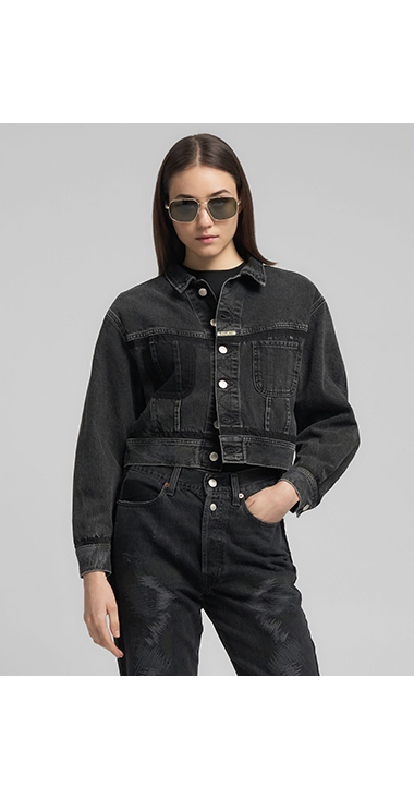 クロップド デニムジャケット（セットアップ）｜REPLAY リプレイ